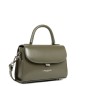PETIT SAC PORTÉ MAIN SUAVE EVEN KAKI FUMÉ LANCASTER