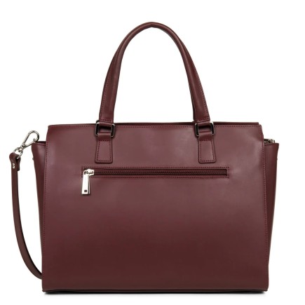 SAC À MAIN SMOOTH BORDEAUX LANCASTER