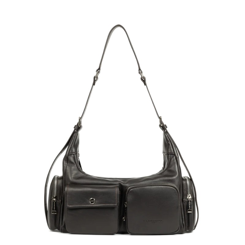 SAC BESACE CARAMELLA MARRON LANCASTER SAC BESACE CARAMELLA MARRON LANCASTER