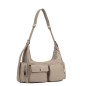 SAC BESACE CARAMELLA GALET FONCÉ LANCASTER SAC BESACE CARAMELLA GALET FONCÉ LANCASTER