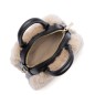 NANO SAC À MAIN  MOUMOUTE BEIGE NOIR LANCASTER