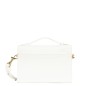 SAC TROTTEUR BLANC LANCASTER X ZOÉ EN CUIR DE VACHETTE RECYCLÉ