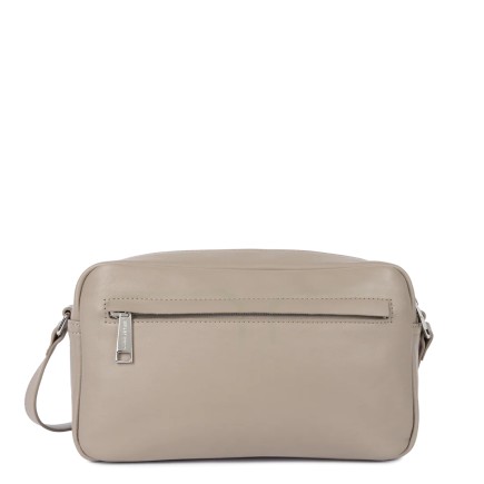 SAC TROTTEUR SOFT CARAMELLA GALET FONCÉ LANCASTER