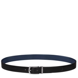 LONGCHAMP DELTA BOX CEINTURE HOMME NOIR/MARINE