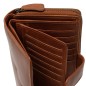 PORTEFEUILLE EN CUIR COGNAC CHARLOTTE THE CHESTERFIELD BRAND