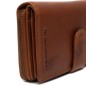 PORTEFEUILLE EN CUIR COGNAC CHARLOTTE THE CHESTERFIELD BRAND