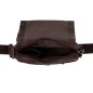 SAC BANDOULIÈRE EN CUIR MARRON RAPHAEL THE CHESTERFIELD BRAND