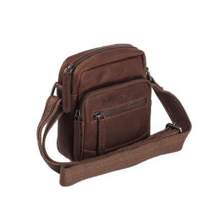 SAC BANDOULIÈRE EN CUIR MARRON BREMEN THE CHESTERFIELD BRAND