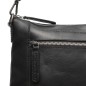 SAC BANDOULIÈRE EN CUIR NOIR FARO THE CHESTERFIELD BRAND