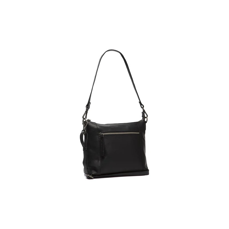 SAC BANDOULIÈRE EN CUIR NOIR FARO THE CHESTERFIELD BRAND