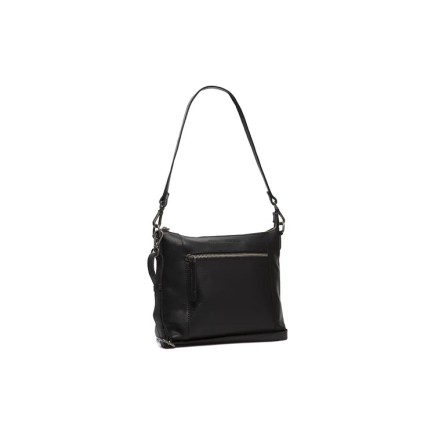 SAC BANDOULIÈRE EN CUIR NOIR FARO THE CHESTERFIELD BRAND