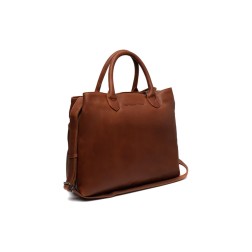 SAC BANDOULIÈRE EN CUIR COGNAC PASSAU THE CHESTERFIELD BRAND