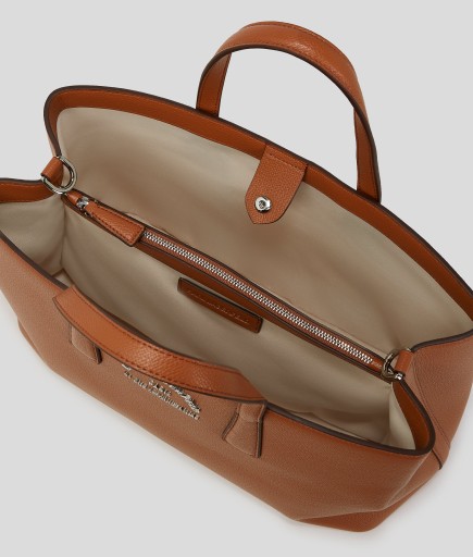 CABAS RUE SAINT GUILLAUME MÉTAL TAN FONCÉ KL