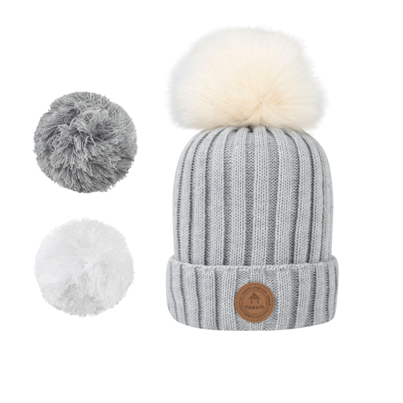 BONNET KIR ROYAL POLAIRE GRIS CLAIR CABAÏA BONNET KIR ROYAL POLAIRE GRIS CLAIR CABAÏA
