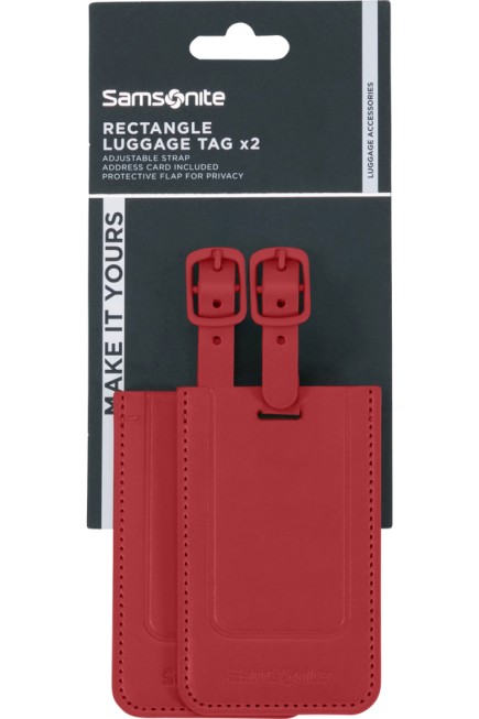 PORTE-ADRESSE ROUGE X2 TA RÉVOLUTION SAMSONITE