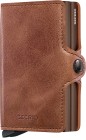 PORTE CARTES TWINWALLET VINTAGE COGNAC & BROWN SECRID