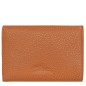 LONGCHAMP LE FOULONNÉ PORTEFEUILLE COMPACT AMBRE
