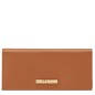 LONGCHAMP LE ROSEAU SLEEK PORTEFEUILLE LONG À RABAT CAJOU