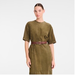 LONGCHAMP LE FOULONNÉ CEINTURE FEMME CAFÉ