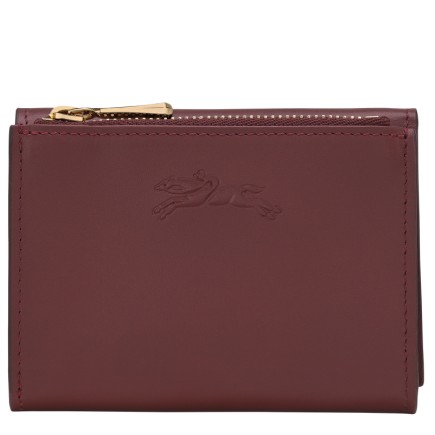 LONGCHAMP ÉPURE TIMELESS PORTEFEUILLE COMPACT BORDEAUX