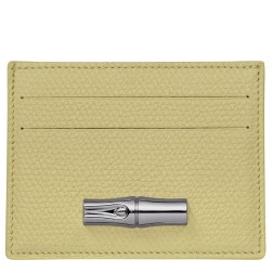 LONGCHAMP ROSEAU PORTE-CARTES PISTACHE